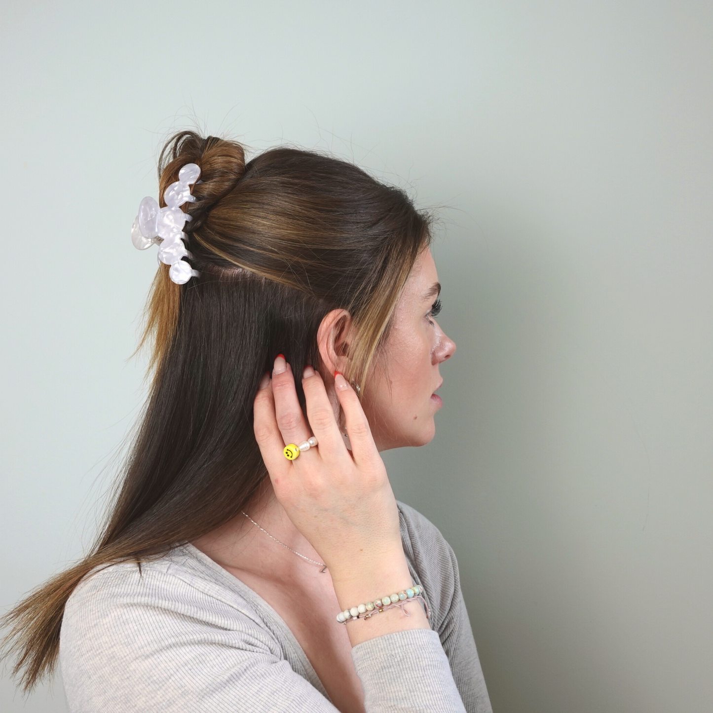 Pinces à cheveux en acétate de cellulose Nefeli