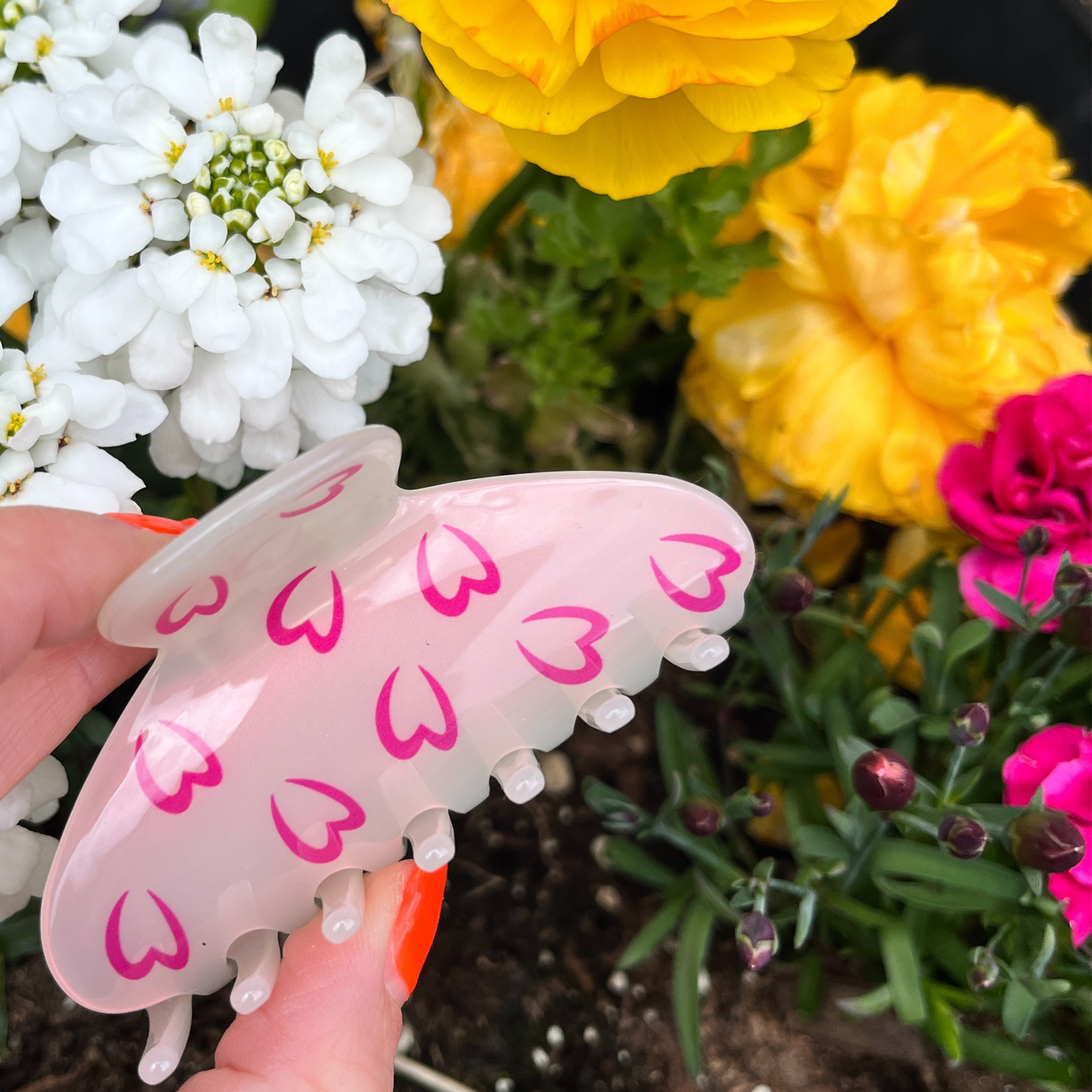 Seina Cellulose Acetate Hair Claw Clips