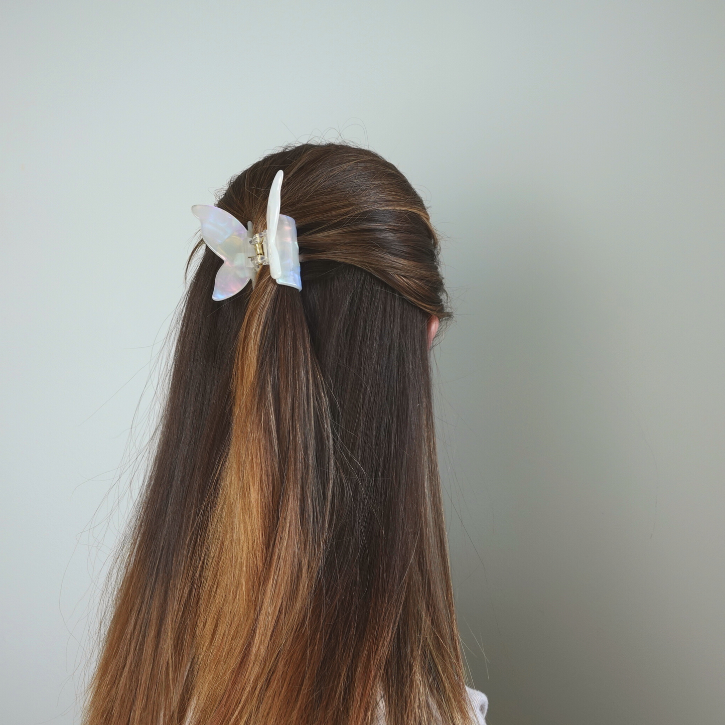 Yara Cellulose Acetate Butterfly Hair Claw Clips