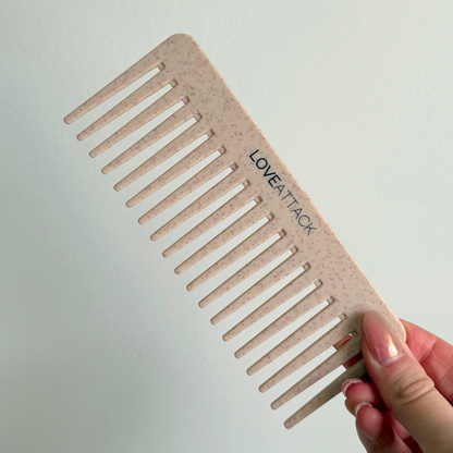 Peignes de douche démêlants à dents larges en paille de blé
