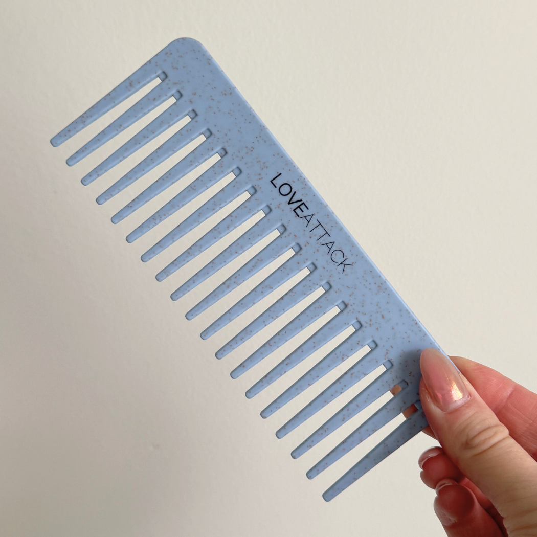 Peignes de douche démêlants à dents larges en paille de blé