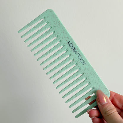 Peignes de douche démêlants à dents larges en paille de blé