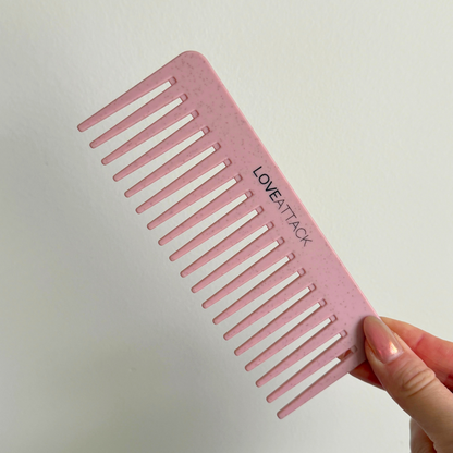 Peignes de douche démêlants à dents larges en paille de blé