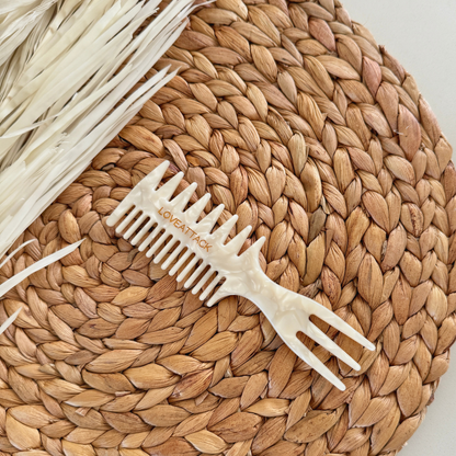 Cellulose Acetate 3-in-1 Hair Styling Combs