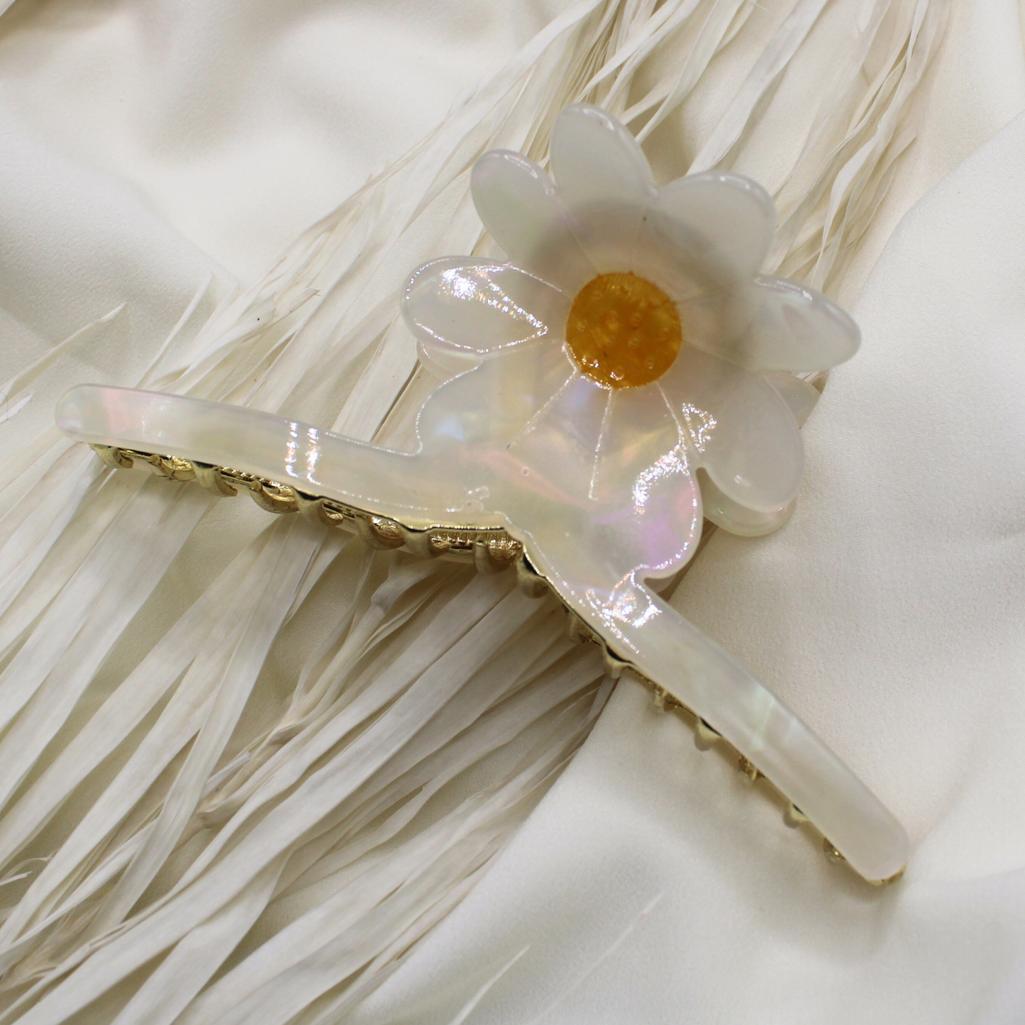 Abigail Cellulose Acetate Hair Claw Clips