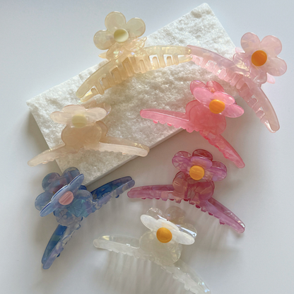 Alyssa Cellulose Acetate Hair Claw Clips
