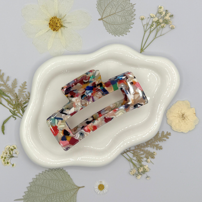 Aven Cellulose Acetate Hair Claw Clips