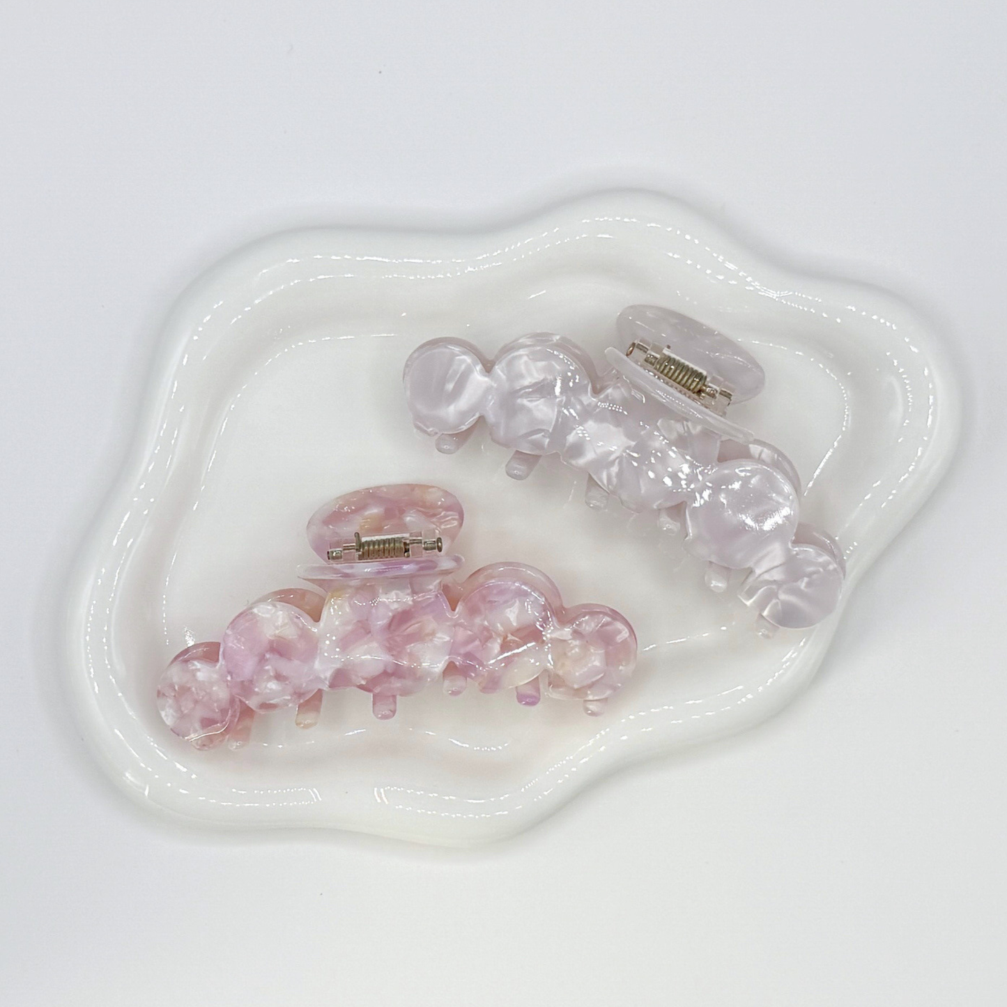 Pinces à cheveux en acétate de cellulose Nefeli