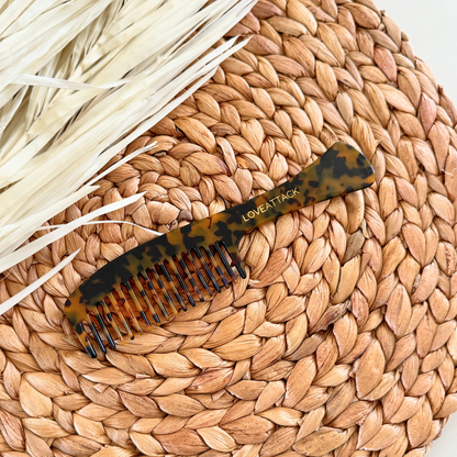 Cellulose Acetate Long Handled Detangling Combs