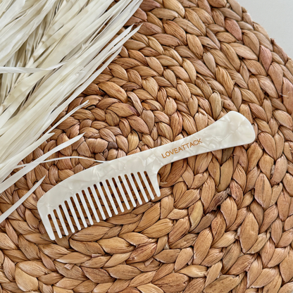 Cellulose Acetate Long Handled Detangling Combs