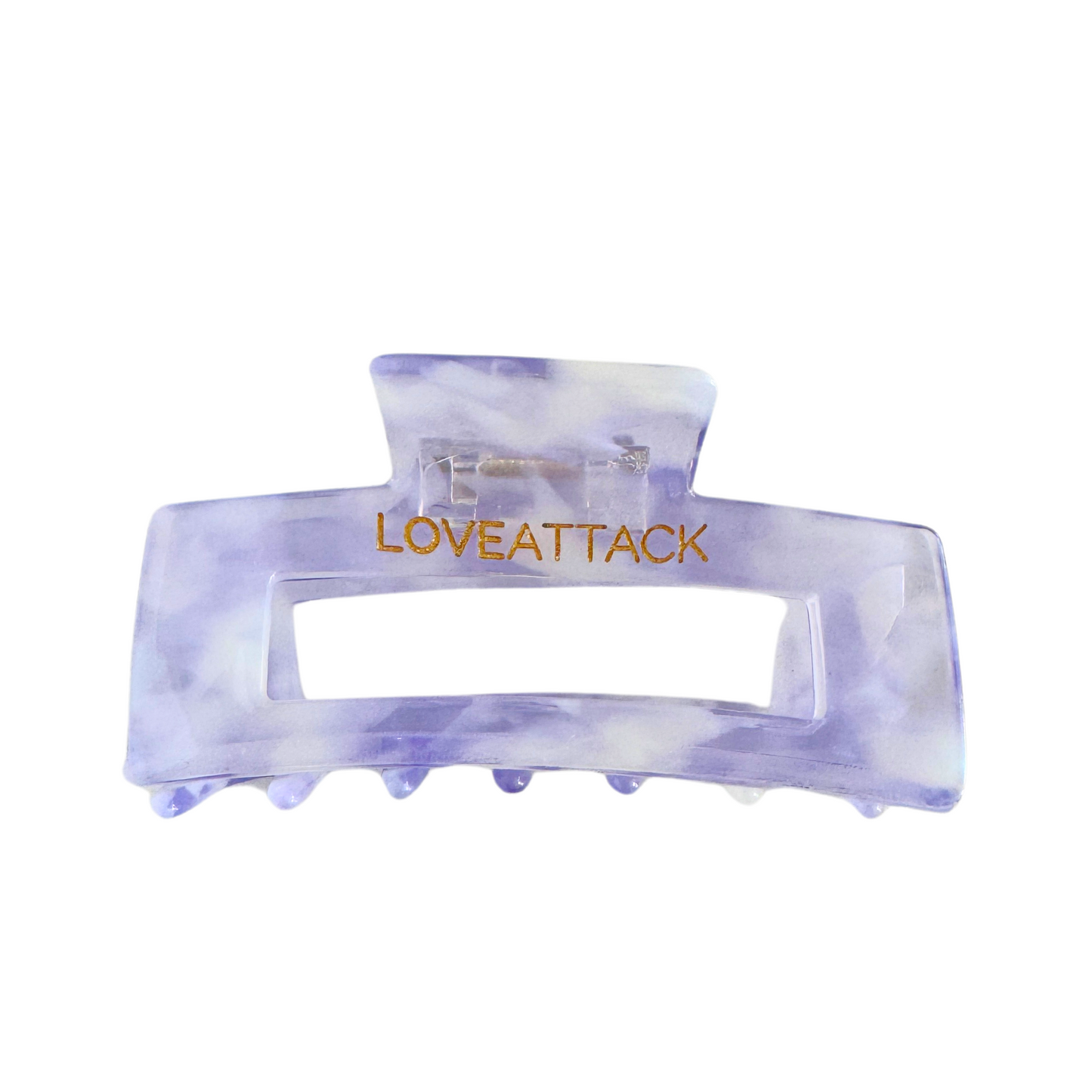 Cellulose Acetate Hair Claw Clips - Purple Shimmer