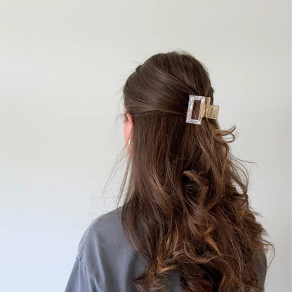 Raya Shimmer Cellulose Acetate Hair Claw Clips
