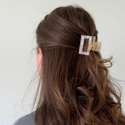 Raya Shimmer Cellulose Acetate Hair Claw Clips