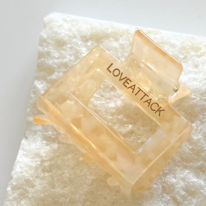 Raya Shimmer Cellulose Acetate Hair Claw Clips