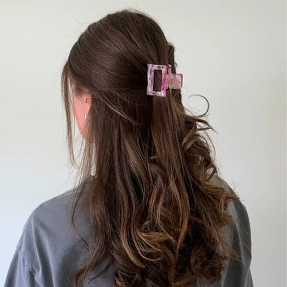 Raya Shimmer Cellulose Acetate Hair Claw Clips