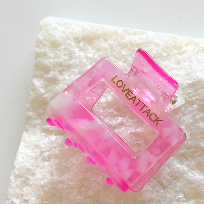 Raya Shimmer Cellulose Acetate Hair Claw Clips