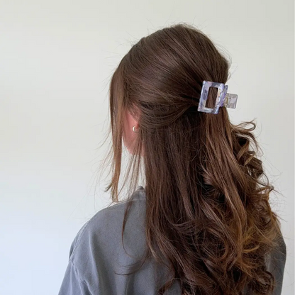 Raya Shimmer Cellulose Acetate Hair Claw Clips
