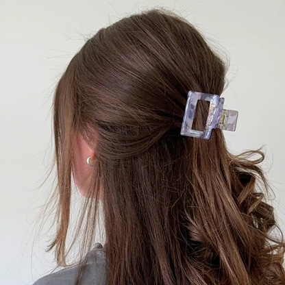 Raya Shimmer Cellulose Acetate Hair Claw Clips