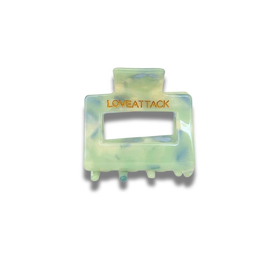 Raya Shimmer Cellulose Acetate Hair Claw Clips