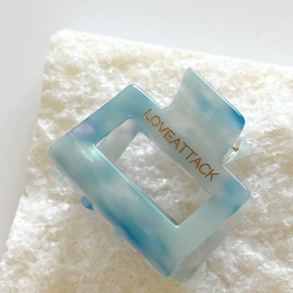 Raya Shimmer Cellulose Acetate Hair Claw Clips
