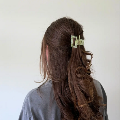 Raya Shimmer Cellulose Acetate Hair Claw Clips