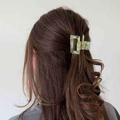 Raya Shimmer Cellulose Acetate Hair Claw Clips
