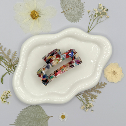 Sara Cellulose Acetate Hair Claw Clips