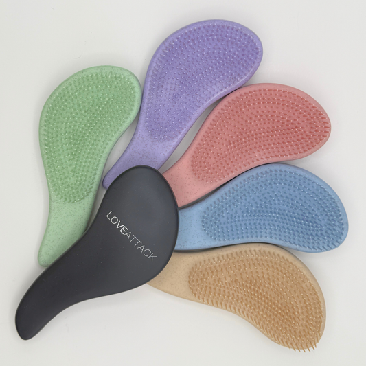 Wheat Straw Wet/Dry Detangling Hair Brush