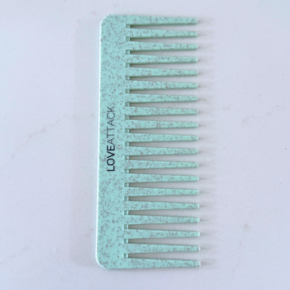 Peignes de douche démêlants à dents larges en paille de blé