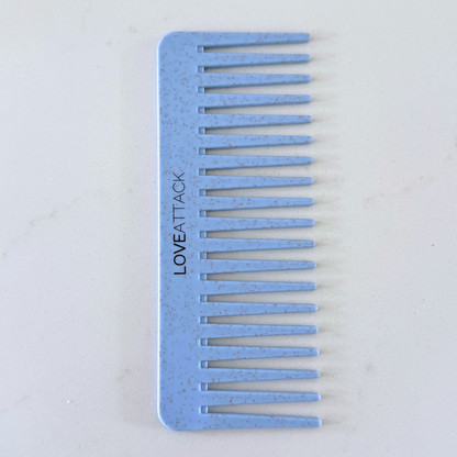 Peignes de douche démêlants à dents larges en paille de blé