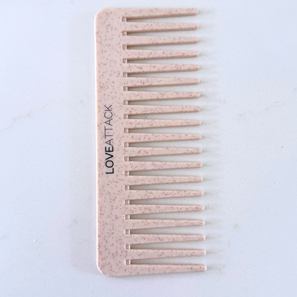 Peignes de douche démêlants à dents larges en paille de blé