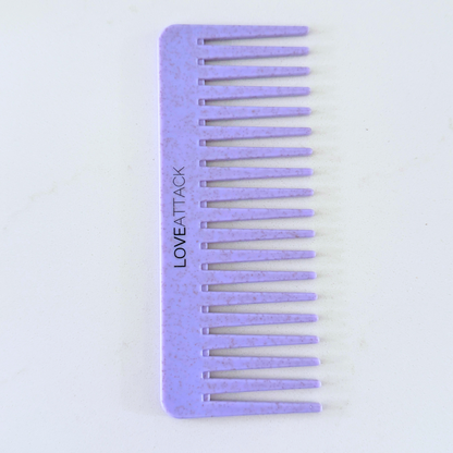Peignes de douche démêlants à dents larges en paille de blé