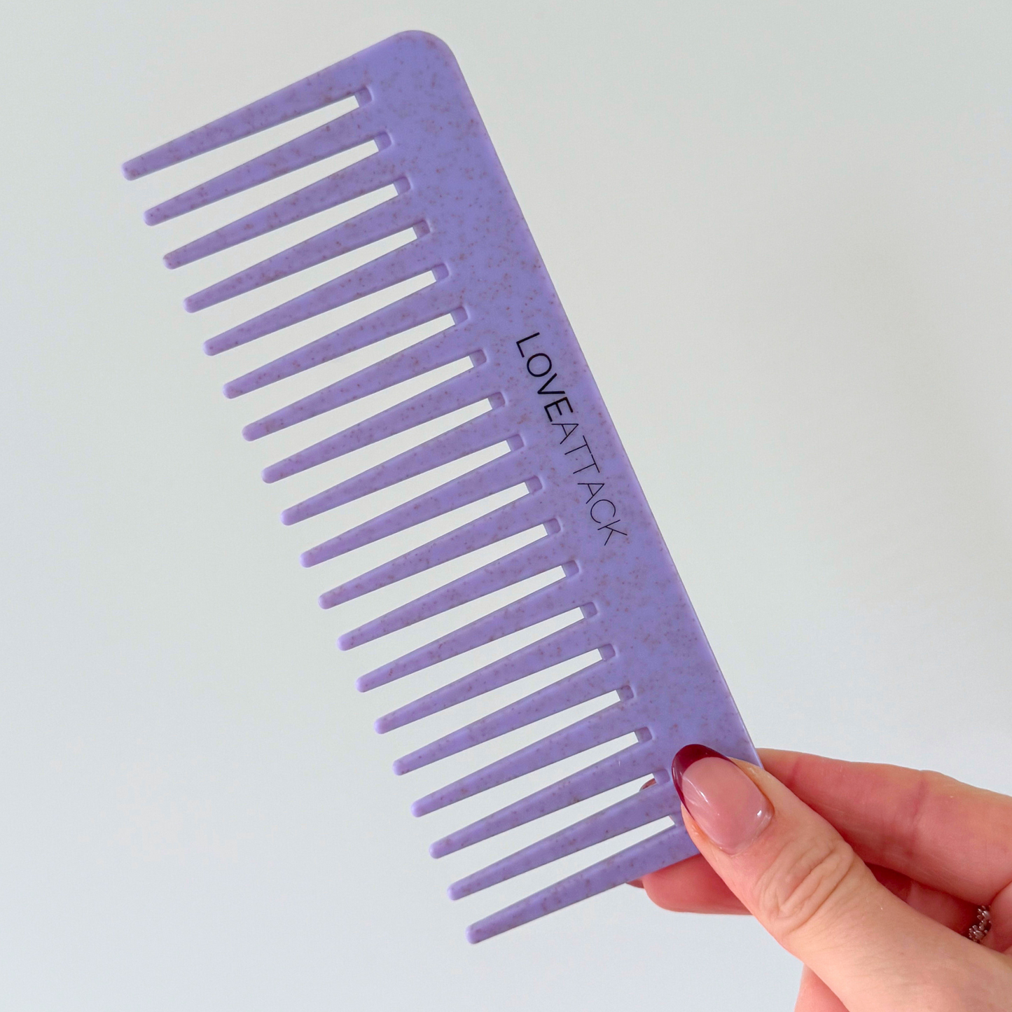 Peignes de douche démêlants à dents larges en paille de blé