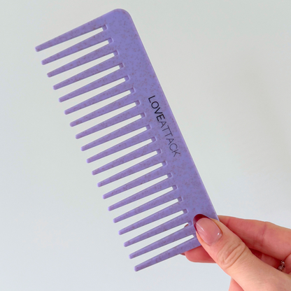 Peignes de douche démêlants à dents larges en paille de blé
