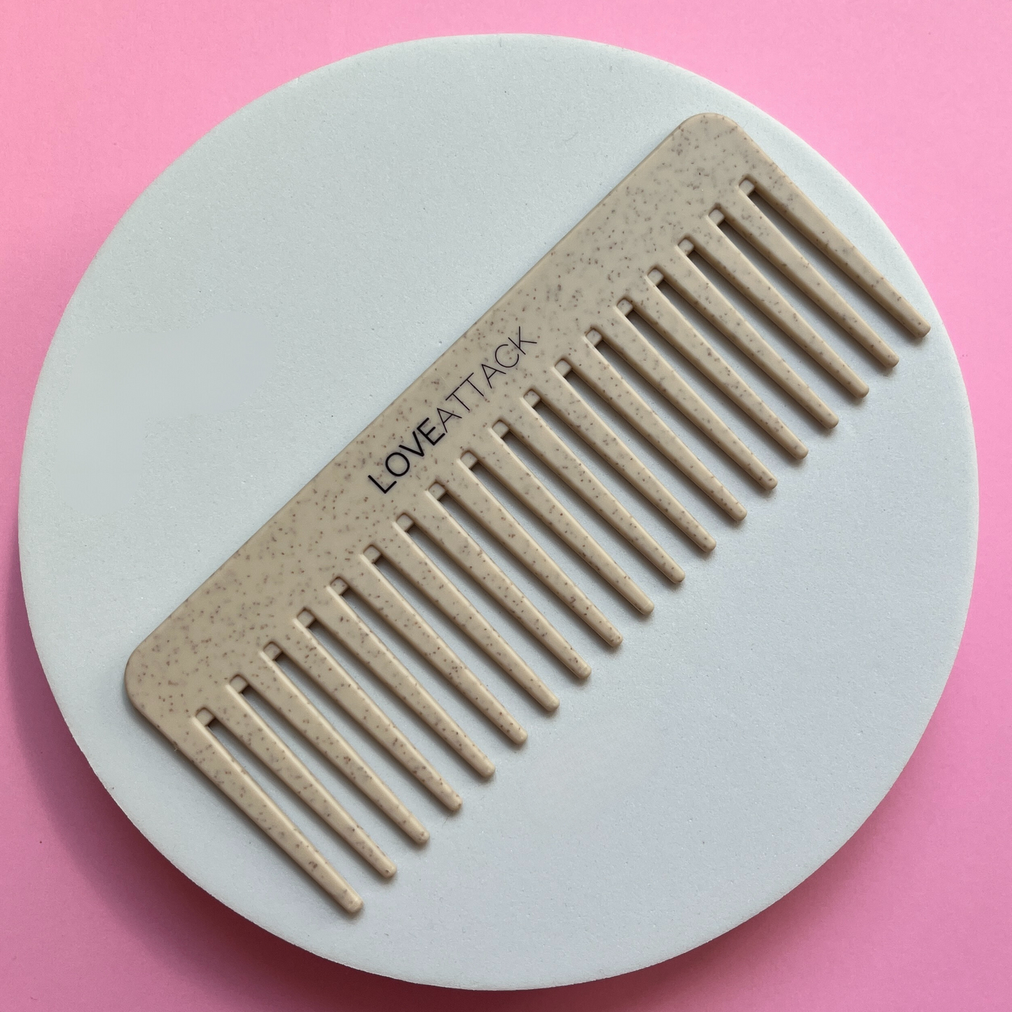 Wheat Straw Wide Tooth Detangling Combs