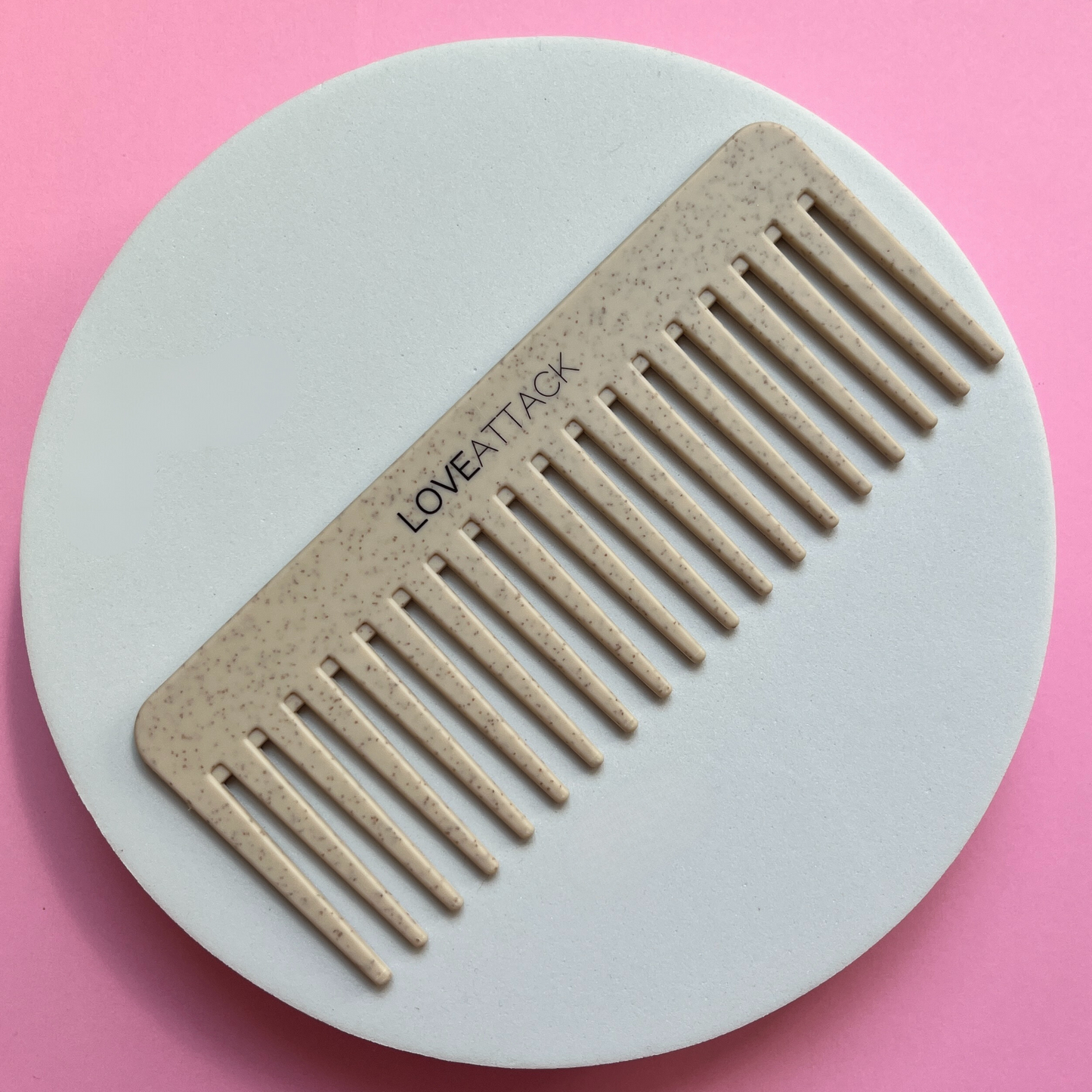 Wheat Straw Wide Tooth Detangling Shower Combs