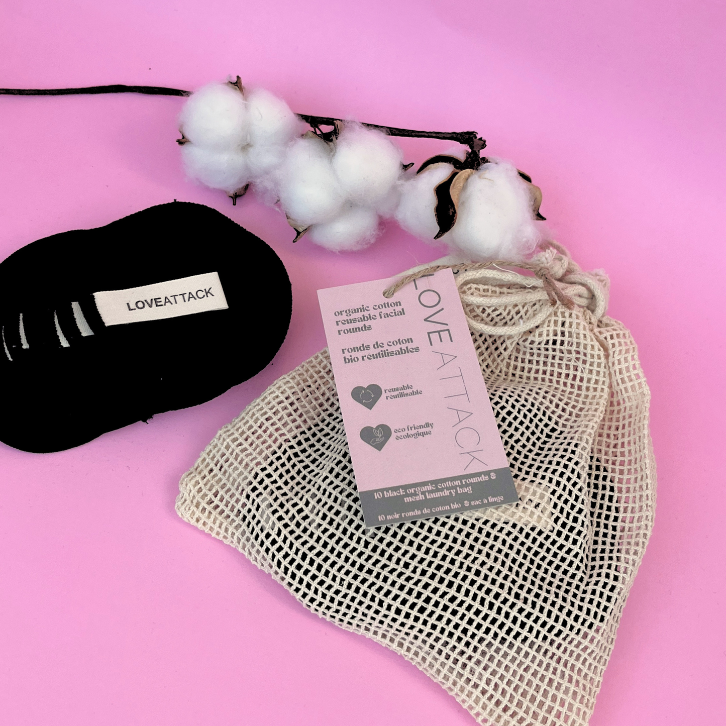 Organic cotton face shop rounds