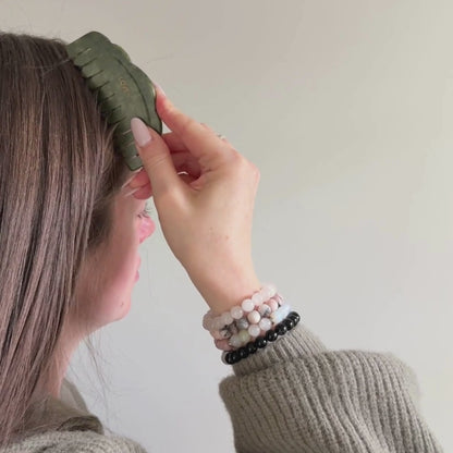 Jade Gua Sha Combs for Scalp and Neck