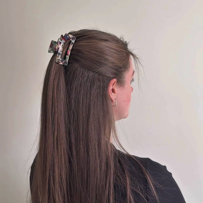 Sara Cellulose Acetate Hair Claw Clips