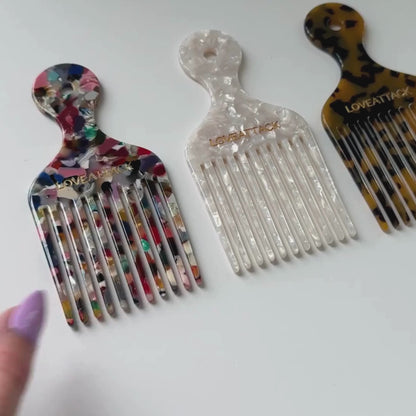 Peignes à cheveux en acétate de cellulose