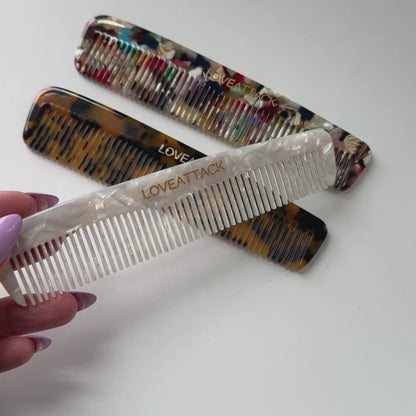 Cellulose Acetate Fine Tooth Hair Styling Combs