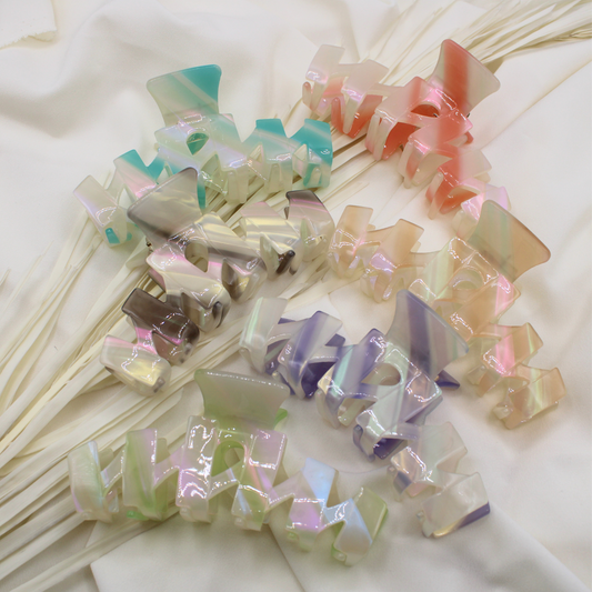 Ziggy Cellulose Acetate Hair Claw Clips