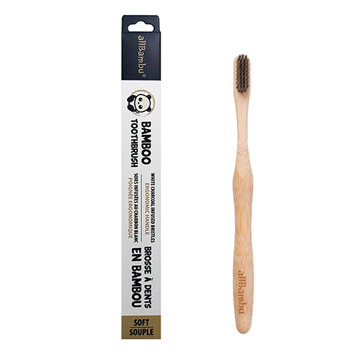 Adult Bamboo Toothbrush - Natural
