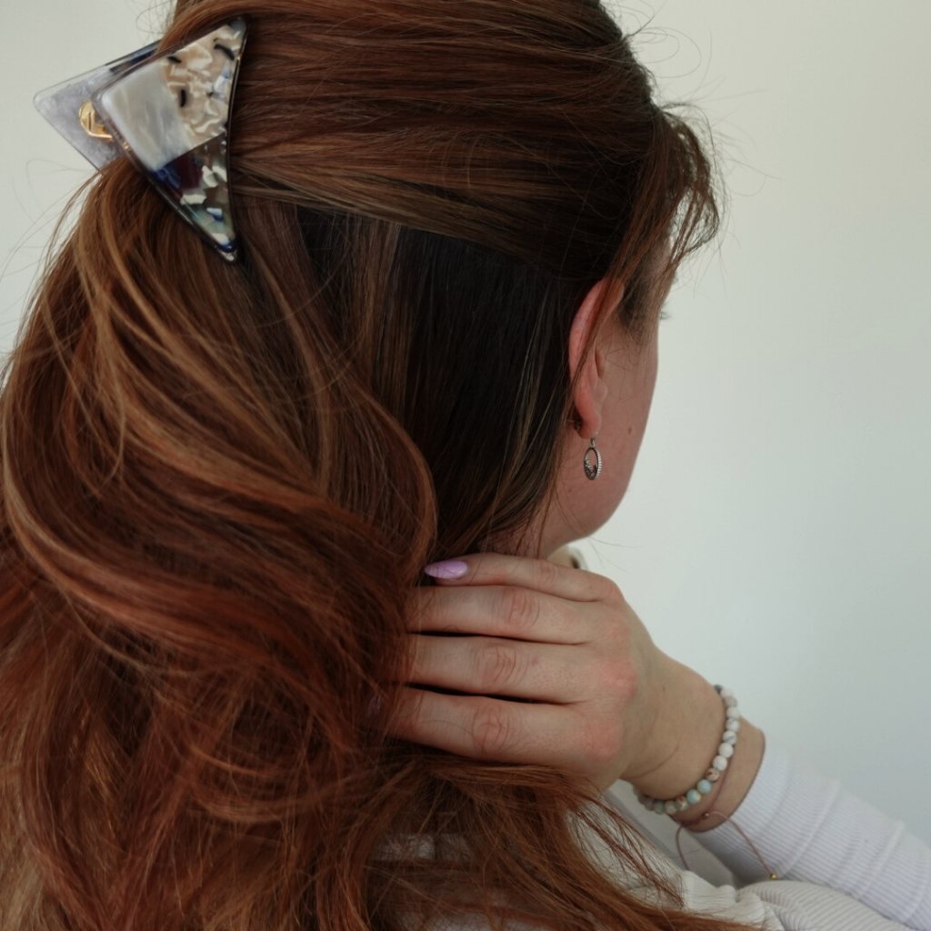 Pinces à cheveux en acétate de cellulose Ottilie