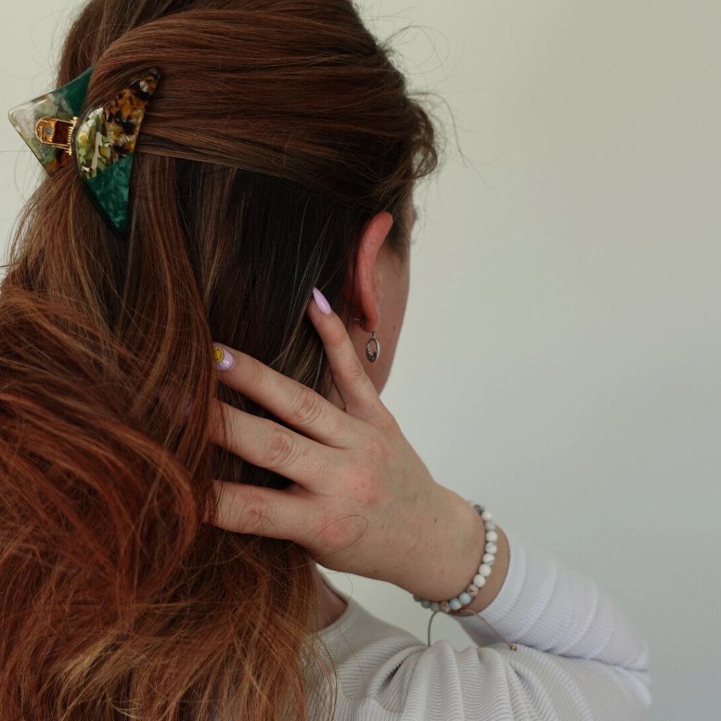 Pinces à cheveux en acétate de cellulose Ottilie