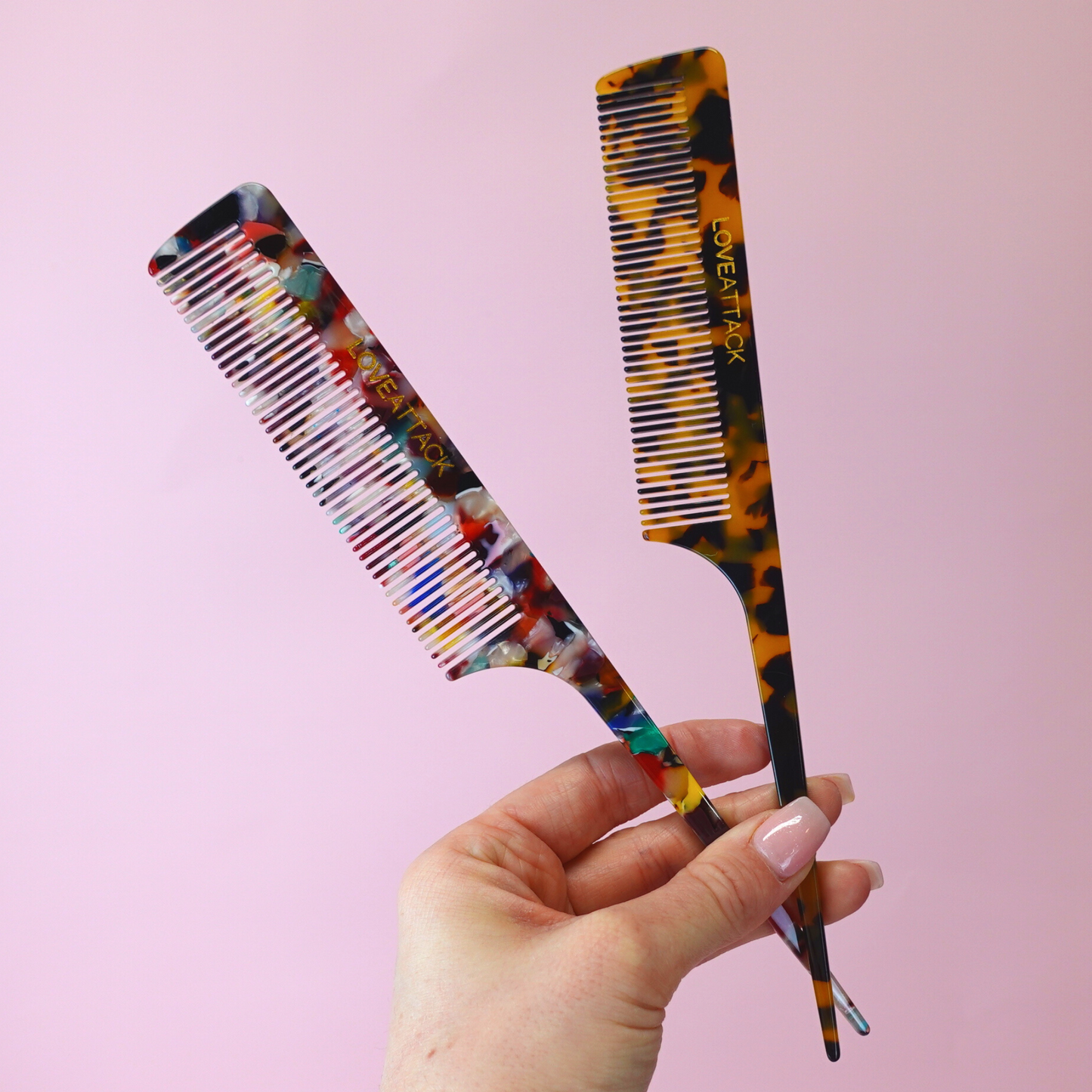 Cellulose Acetate Tail Hair Comb