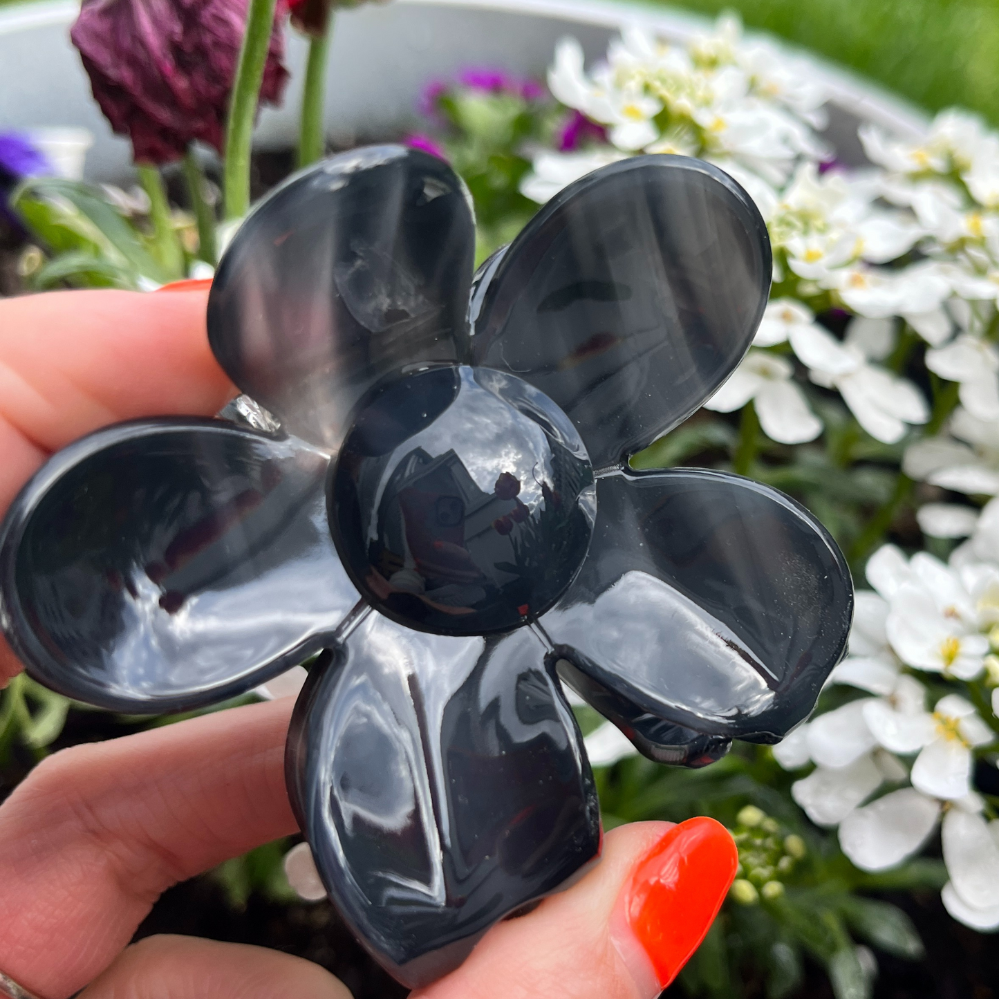 Hana Cellulose Acetate Hair Claw Clips