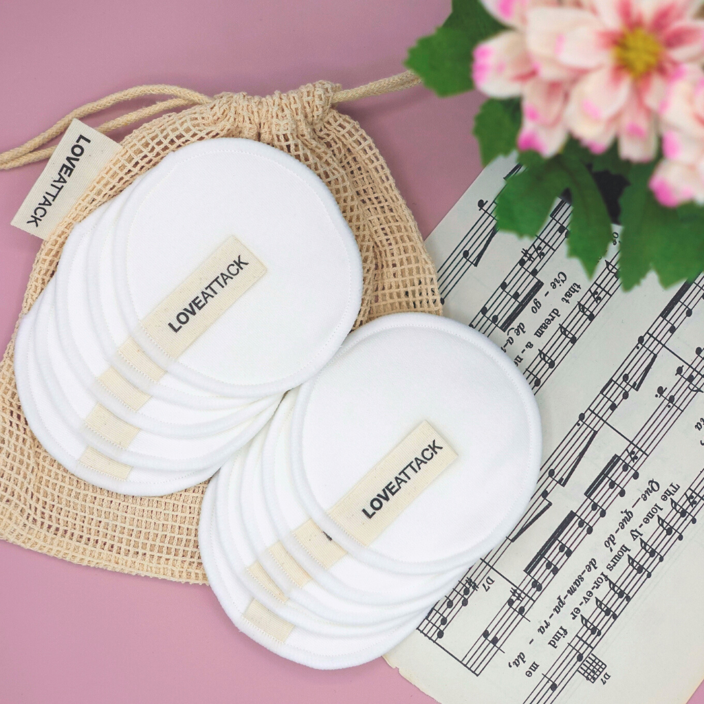 Reusable Organic Cotton Rounds (10 Pack, 3" size)