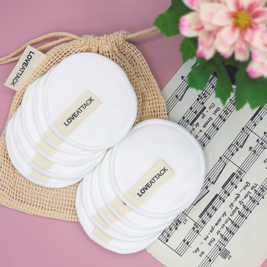 Reusable Organic Cotton Rounds (10 Pack, 3" size)