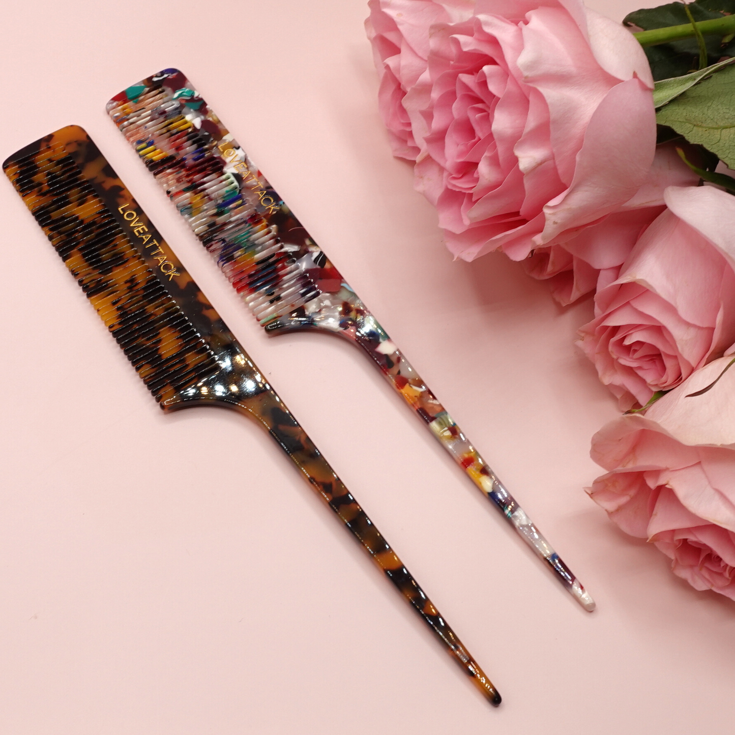 Cellulose Acetate Tail Hair Comb